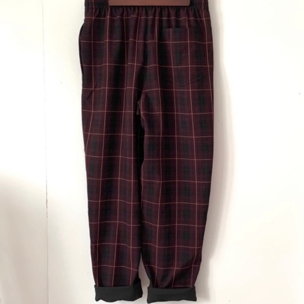 Wilfred Plaid Pants w Drawstring High Waist - Picture 9 of 11